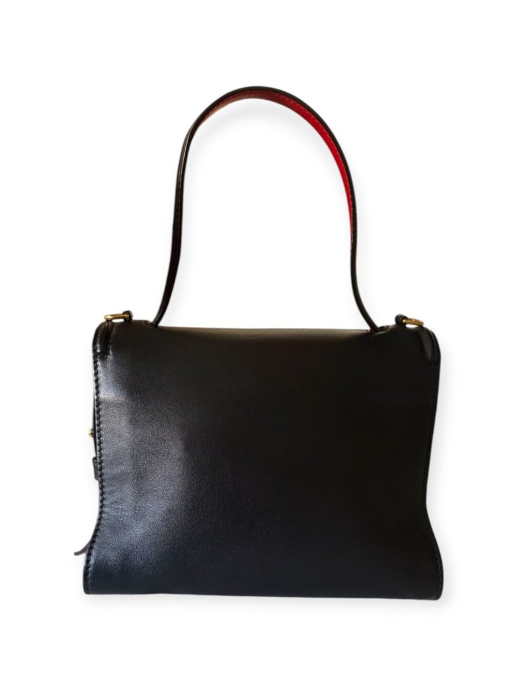 Alexander McQueen The Story Bag | Black Leather | Top Handle/Crossbody - Picture 4 of 10